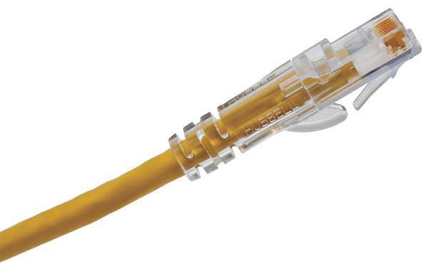 Ethernet Cable, Cat 6A, Yellow, 10 ft.
