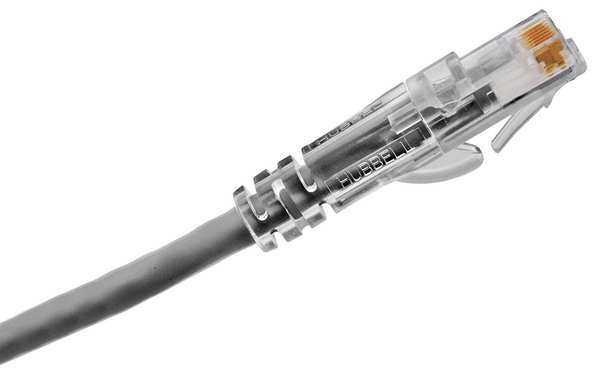Ethernet Cable, Cat 6A, Gray, 10 ft.