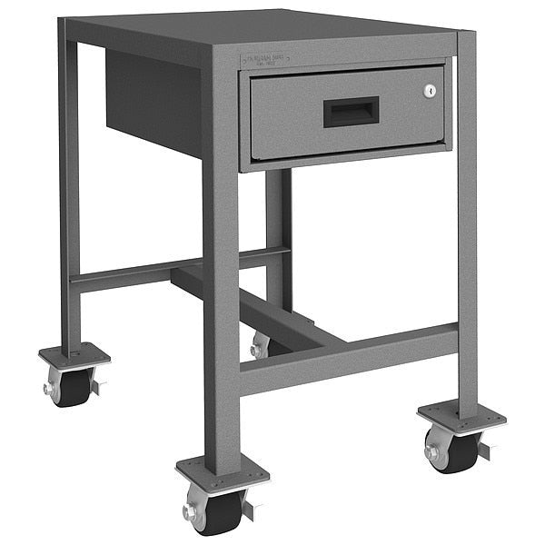 Mbl Mach Tbl, 18x24x30,2000 lb, 1 Drwr