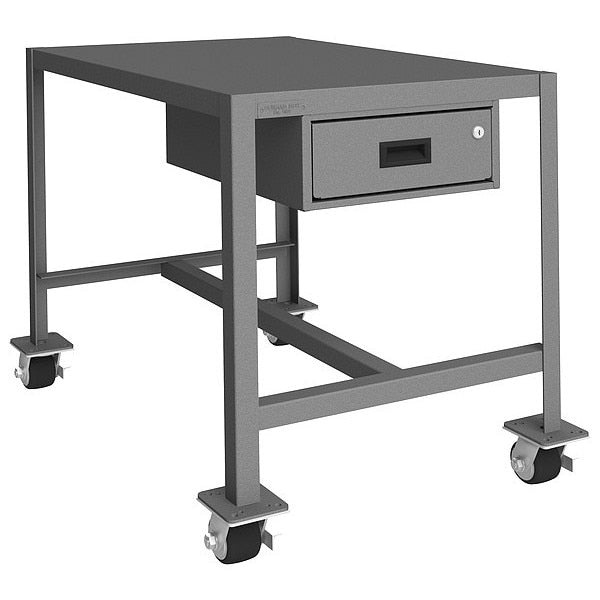 Mbl Mach Tbl, 24x36x30,2000 lb, 1 Drwr