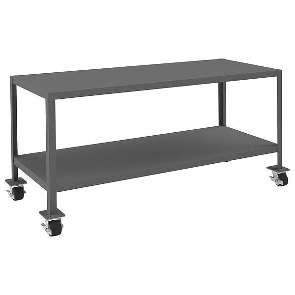 Mbl Mach Table, 24x60x30,2000 lb, 2 Shlf