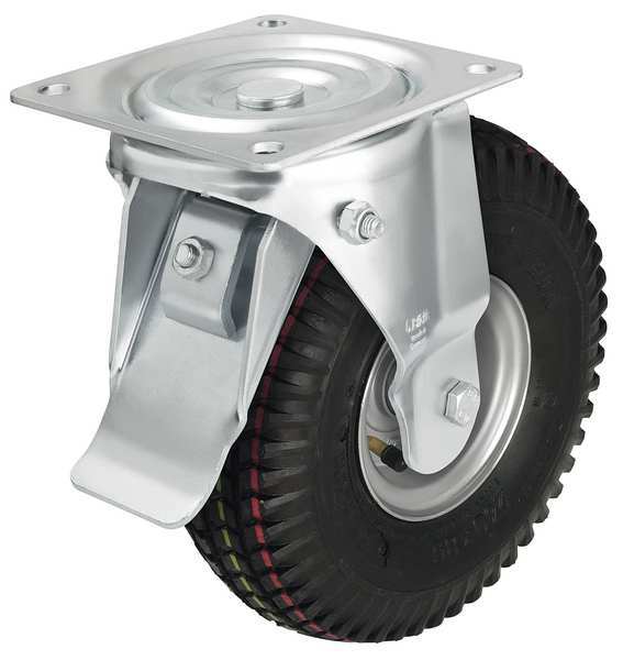 Swivel Pneumatic Caster, 10-1/4 in, 550 lb