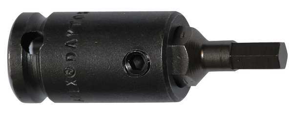 Socket Bit, 3/8 in. Dr, 3/16 in. Hex, PK5