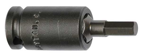 Socket Bit, 3/8 in. Dr, 8mm Hex, PK5