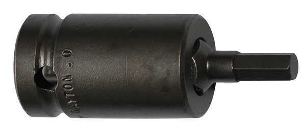 Socket Bit, 1/2 in. Dr, 14mm Hex, PK5