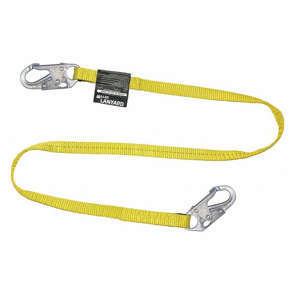 Positioning Lanyard, 6 ft., 310 lb. Weight Capacity, Yellow