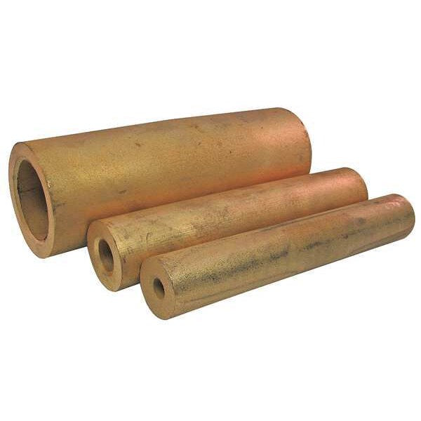 Cored Bar, Pwdr Brnze, Unfnsh OD 2 In