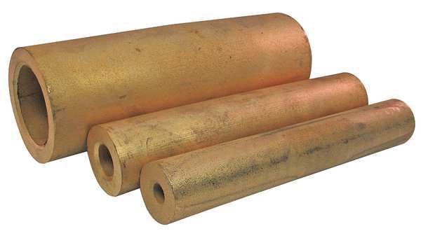 Cored Bar, Pwdr Brnze, Unfnsh OD 2 In