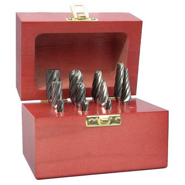 Carbide Bur Set, Aluma Cut, 1/4 in, 11 pc