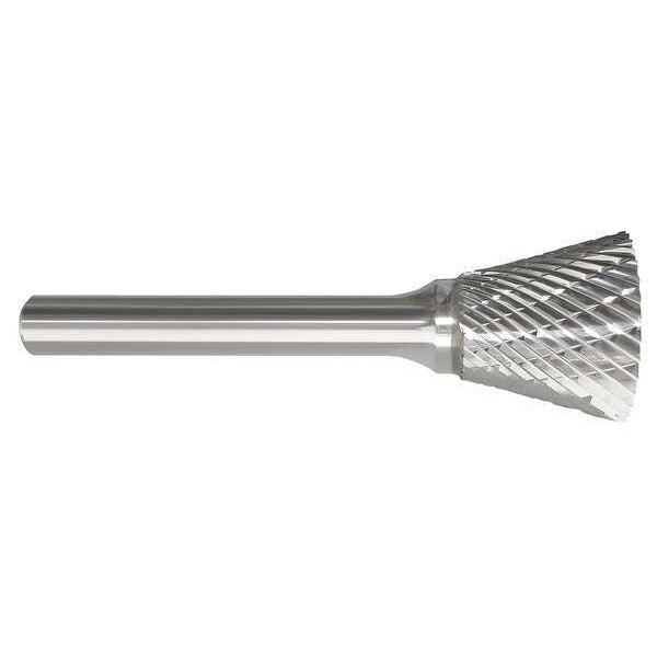Carbide Bur, Inverted Cone, 3/4, 1/4 Shank
