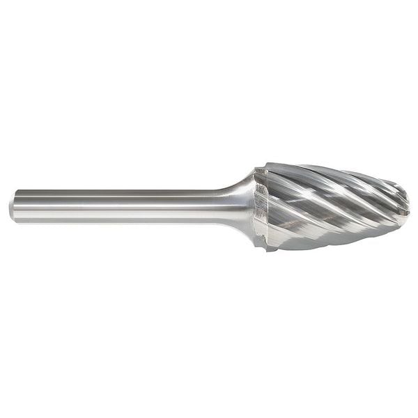 Carbide Bur, Tree, 3/4 In, 1/4 Shank