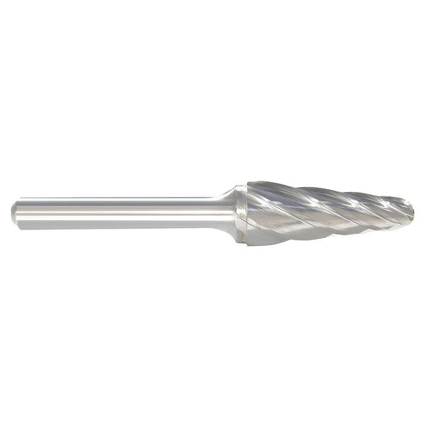 Carbide Bur, Taper Radius, 5/8, 1/4 Shank