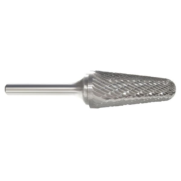 Carbide Bur, Taper Radius, 5/8, 1/4 Shank