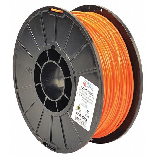 Chroma Strand INOVA-1800 Copolyester Filament, Orange 2.85mm, 1kg reel