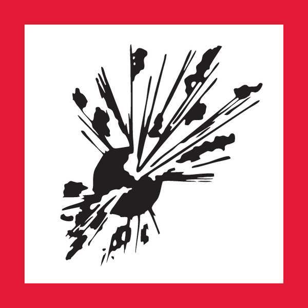 Pictogram, Black/Red, Self Adhesive Vinyl, GHS1268