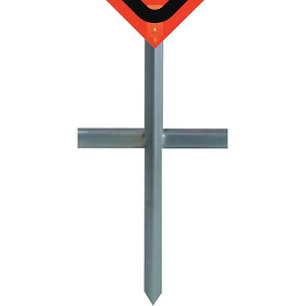 In-Ground Sign Stand, For Roll-Up Signs