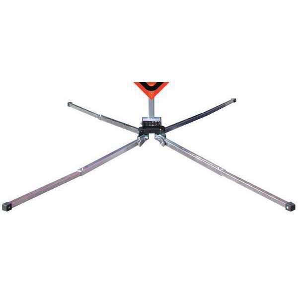 Sign Stand, Portable, Aluminum, 57 In.