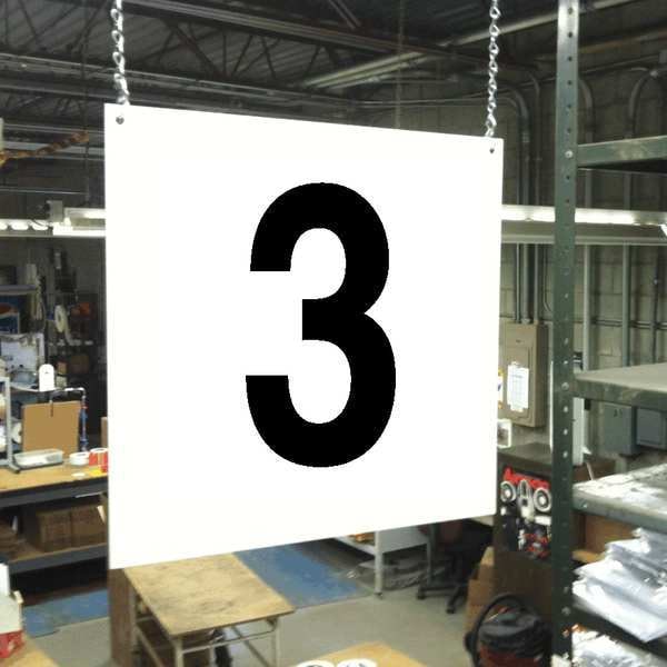 Hanging Aisle Sign, Legend 3
