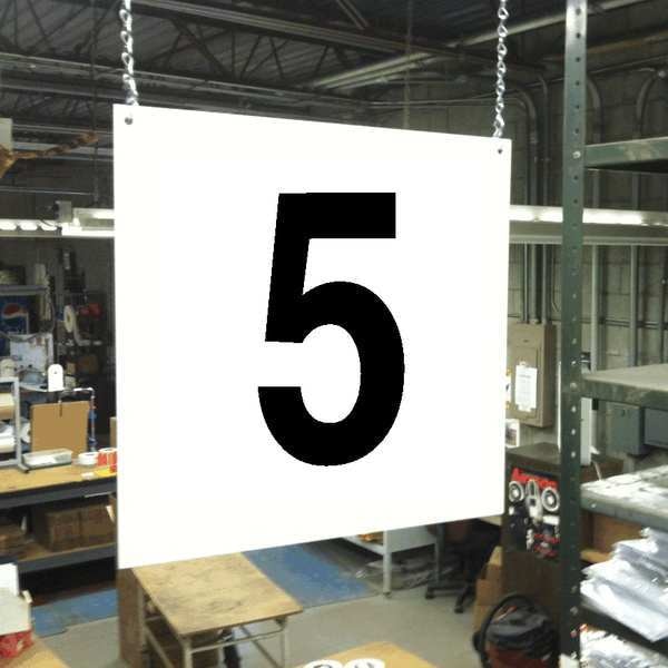 Hanging Aisle Sign, Legend 5
