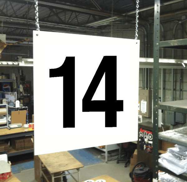 Hanging Aisle Sign, Legend 14