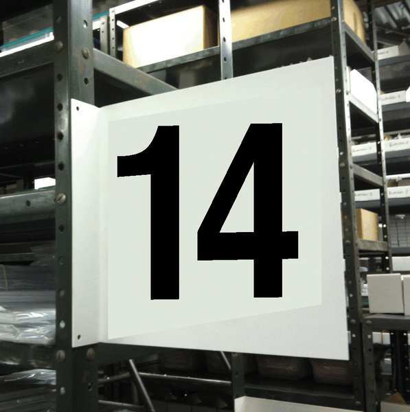 Projecting Aisle Sign, Legend 14, HPS-2W1412-14