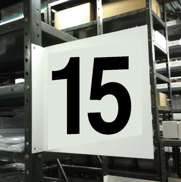 Projecting Aisle Sign, Legend 15, HPS-2W1412-15