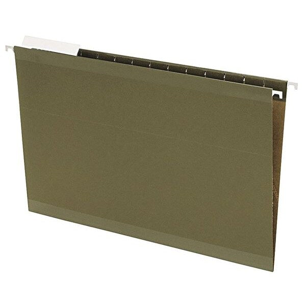Hanging File Folder, Standard Green, PK25
