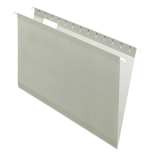 Hanging File Folders, Gray, PK25