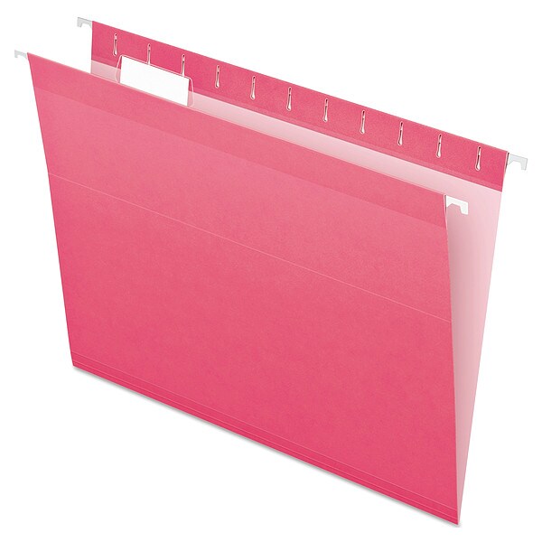 Hanging File Folders, Pink, PK25
