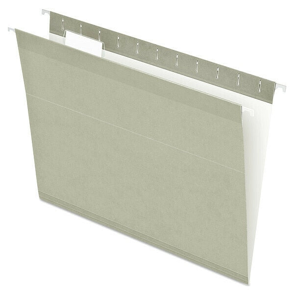 Hanging File Folders, Gray, PK25
