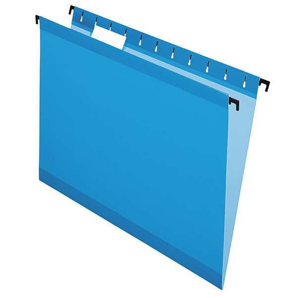 Hanging File Folders, Blue, PK20