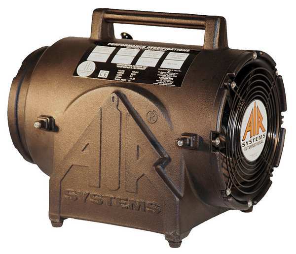 Conf. Sp Fan, Axial, Plastic, Blk, 8 In