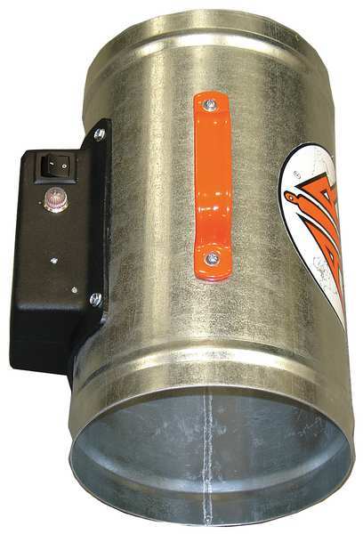 Alarm, Silver, Steel, 8 In.
