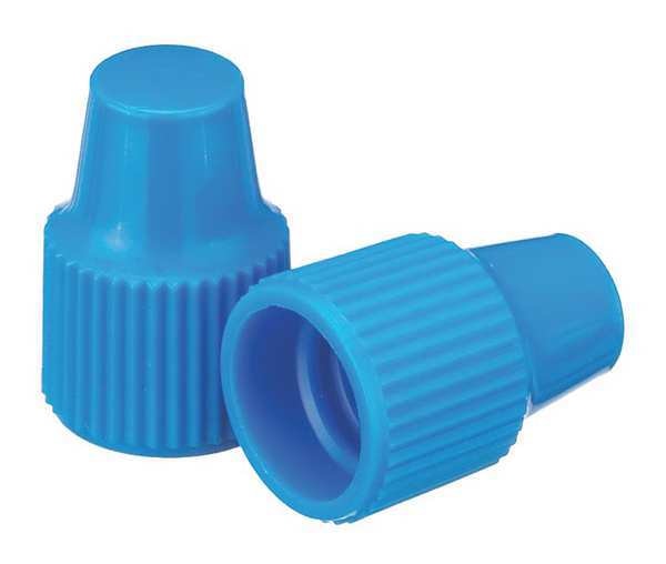 Dropper Tip CapPP, Blue, PK1000