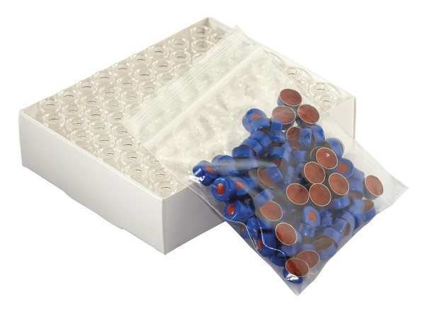 Autosampler Vial, Blue Alum Seal, PK100