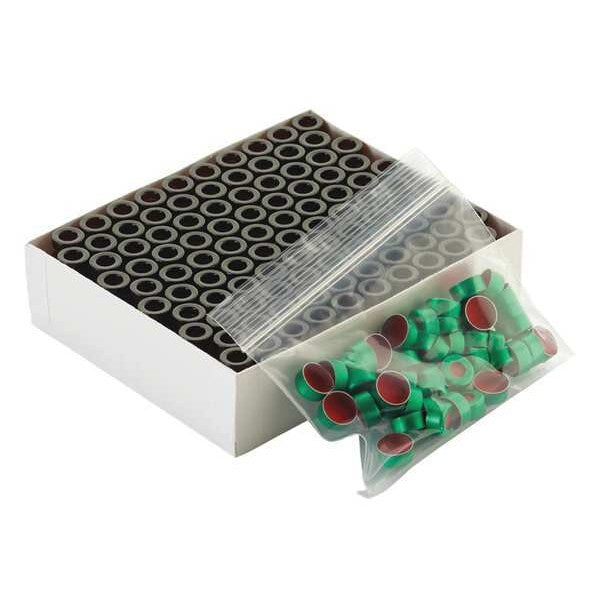 Autosampler Vial, Green Alum Seal, PK100