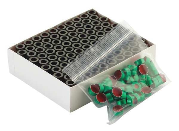 Autosampler Vial, Green Alum Seal, PK100