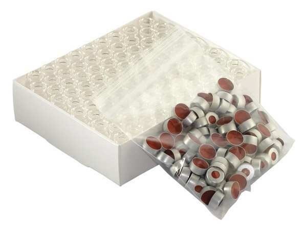 Autosampler Vial, Natural AlumSeal, PK100