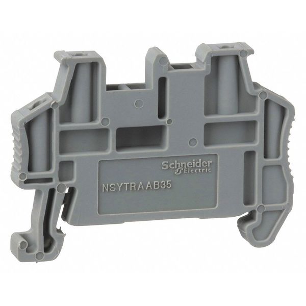 End Clamp, Clip-OnMnt, 35mm DIN Rail