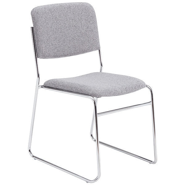 Stacking Chair, 8600 Series, Fabric Gray