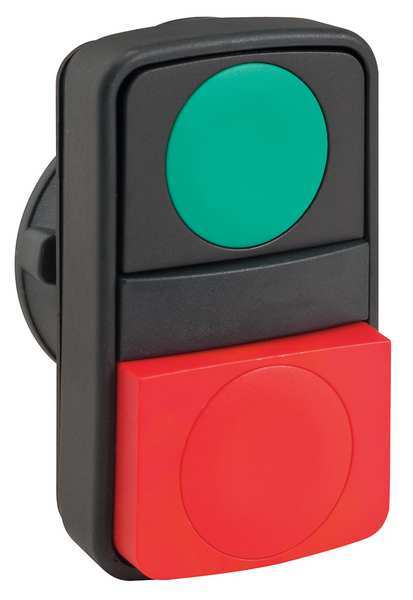 Non-Illuminated Multihead Operator, 22 mm, Rectangular