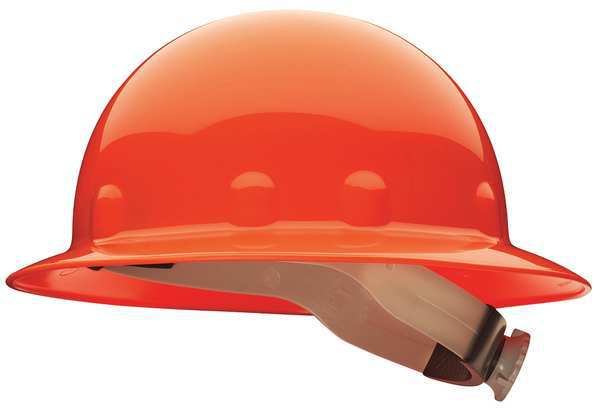 Full Brim Hard Hat, Type 1, Class E, Ratchet (8-Point), Orange