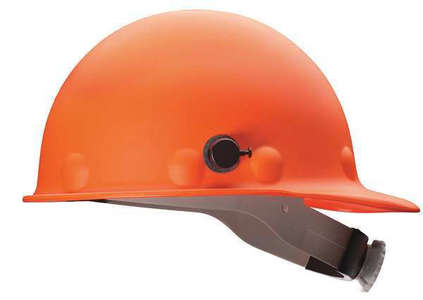 Front Brim Hard Hat, Type 1, Class G, Ratchet (8-Point), Orange