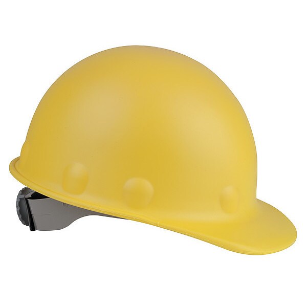 Front Brim Hard Hat, Type 1, Class G, Ratchet (8-Point), Yellow