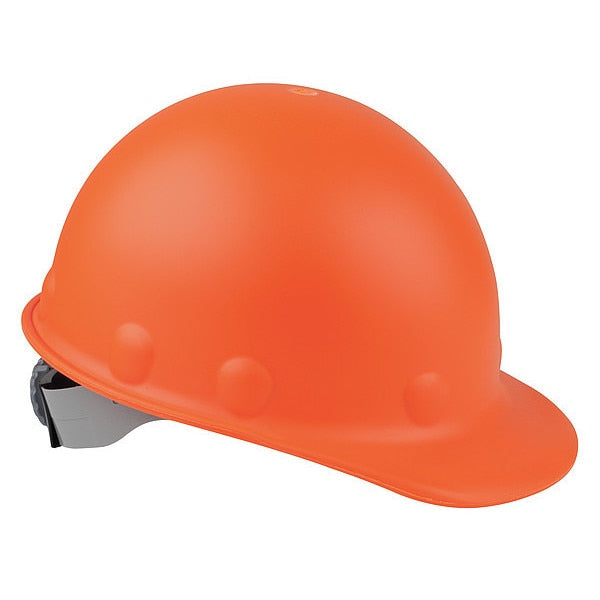 Front Brim Hard Hat, Type 1, Class G, Ratchet (8-Point), Orange
