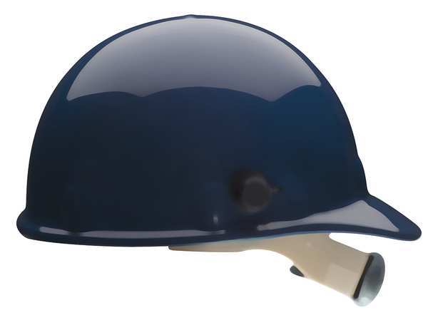 Front Brim Hard Hat, Type 1, Class G, Ratchet (8-Point), Dark Blue