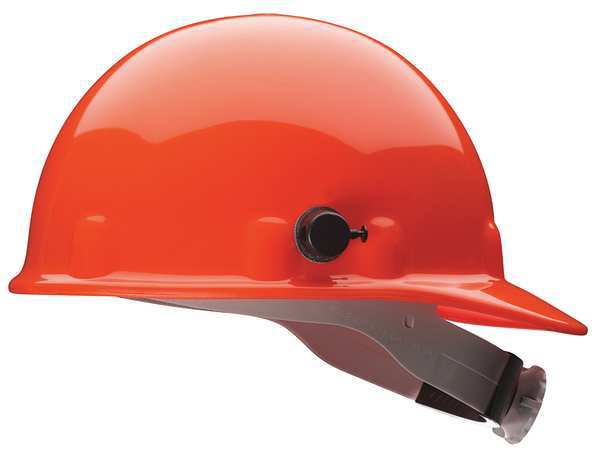 Front Brim Hard Hat, Type 1, Class G, Ratchet (8-Point), Orange