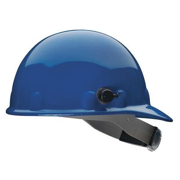 Front Brim Hard Hat, Type 1, Class G, Ratchet (8-Point), Blue