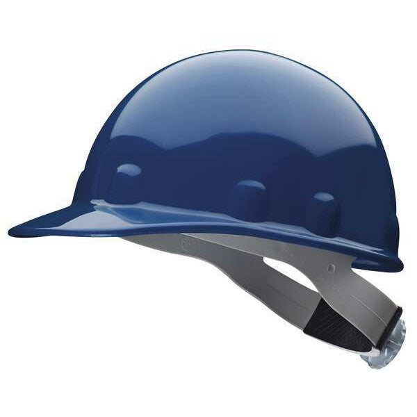 Front Brim Hard Hat, Type 1, Class E, Ratchet (8-Point), Dark Blue
