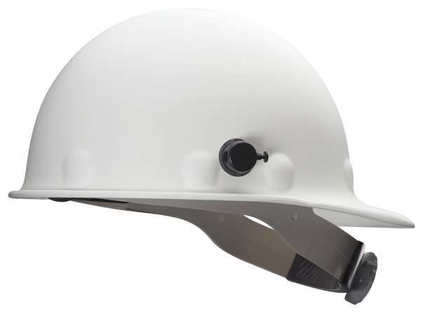 Front Brim Hard Hat, Type 1, Class G, Ratchet (8-Point), White
